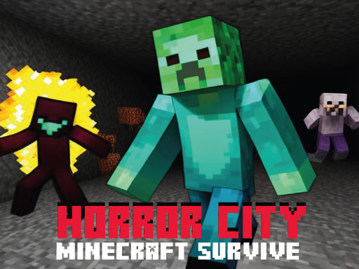 Horror City Minecraft Survive Online On Poki