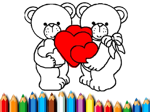 Happy Valentines Day Coloring Online On Poki