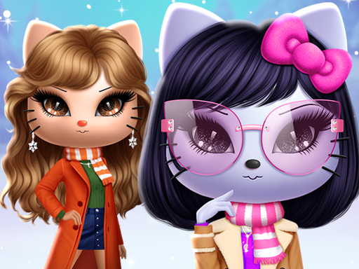 Kitty Squad Winter Dress up – Play Online On Poki